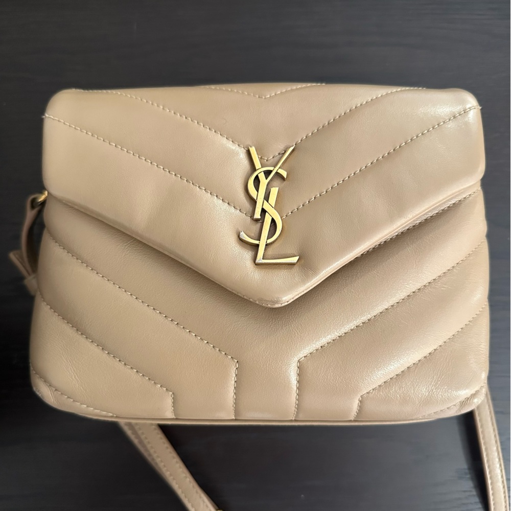 YSL SAINT LAURENT Loulou Toy quilted-leather cross-body bag